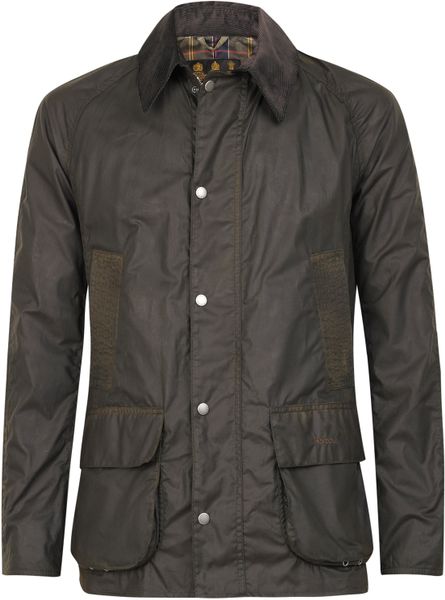 Barbour Olive Barfield Wax Jacket in Black for Men (olive) | Lyst