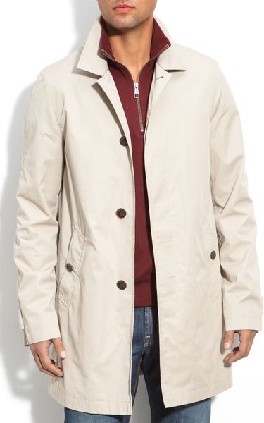 Burberry Trench Coat in White for Men (taupe) | Lyst