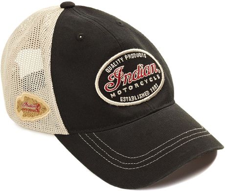 Lucky Brand Indian Motorcycle Baseball Cap in Black for Men | Lyst