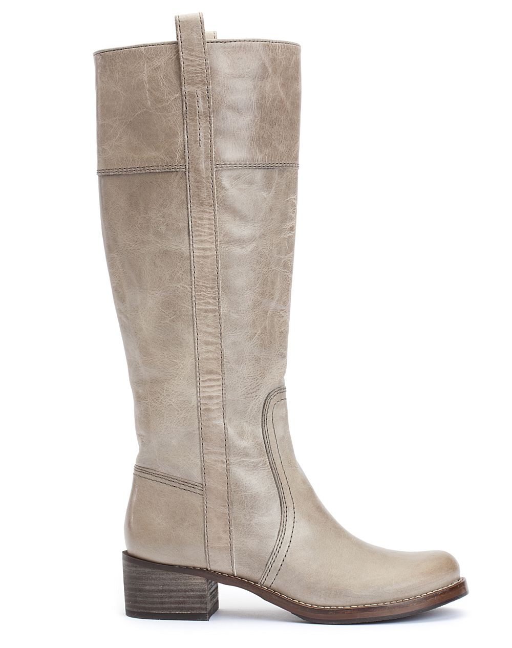 Lyst - Lucky Brand Hibiscus Leather Riding Boots In Metallic