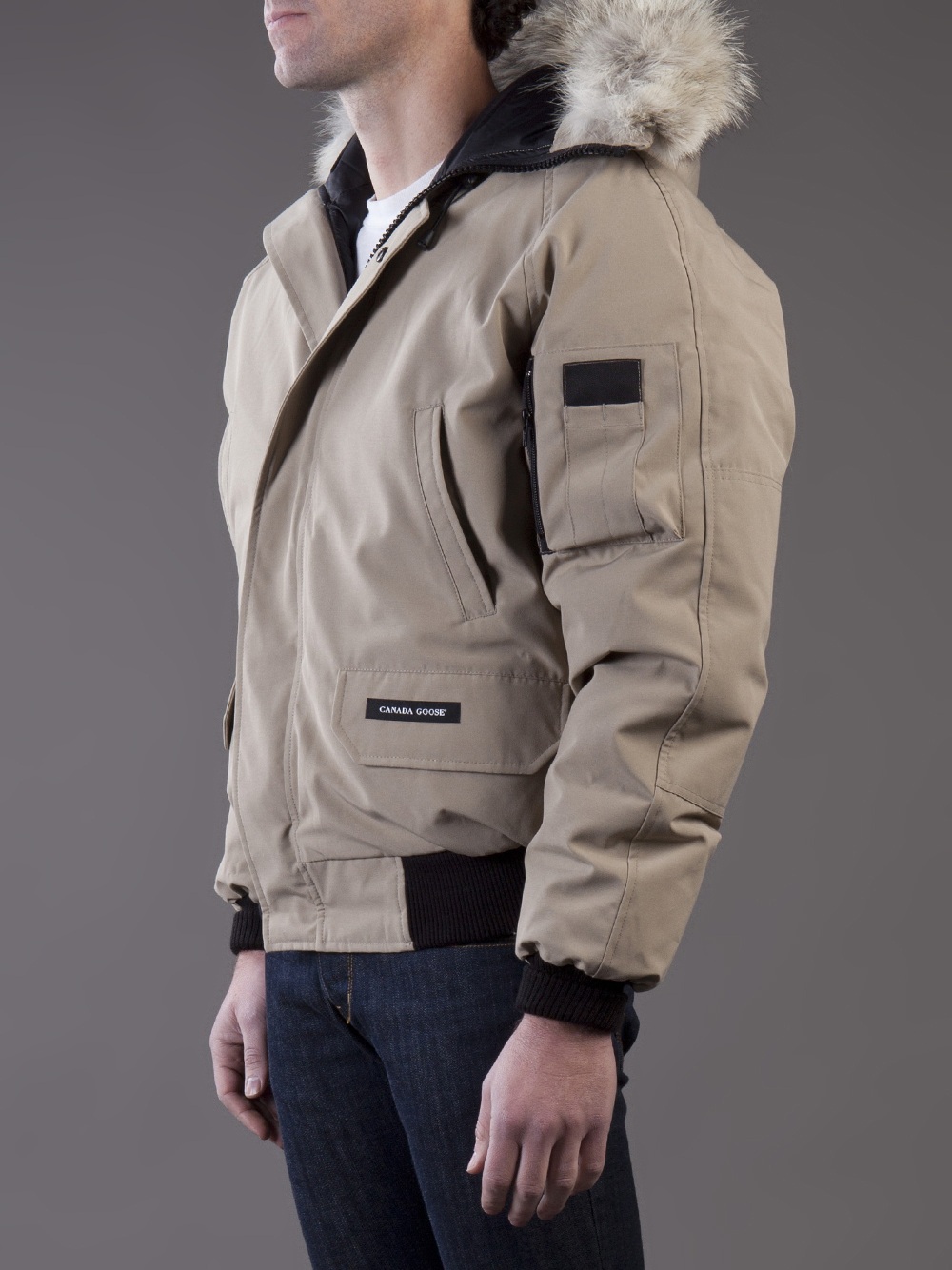 canada goose bomber beige canada goose bomber beige