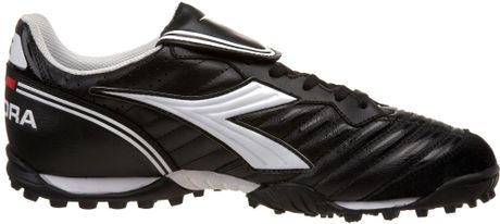 Diadora Mens Scudetto Lt Turf Soccer Shoe in Black for Men (black/white ...