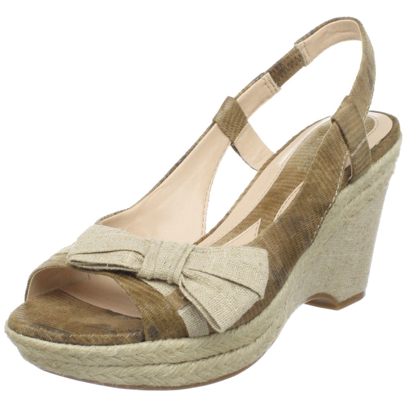 Naturalizer Womens Lyric Slingback Sandal in Beige (cuoio lizard) | Lyst