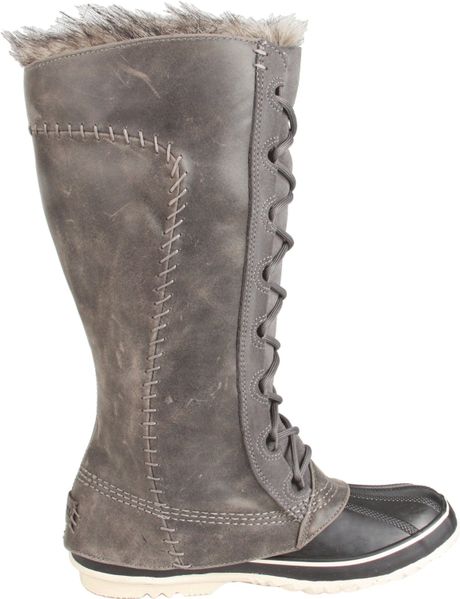 Sorel Sorel Womens Cate The Great Boot in Gray (pewter kettle) | Lyst