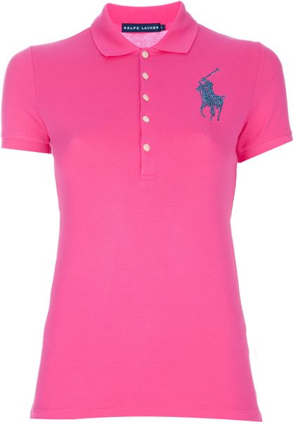 Ralph Lauren Blue Label Polo Shirt in Pink | Lyst