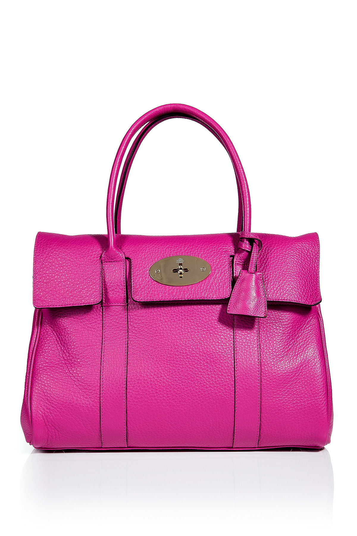 Lyst - Mulberry Hot Fuchsia Bayswater Bag in Pink