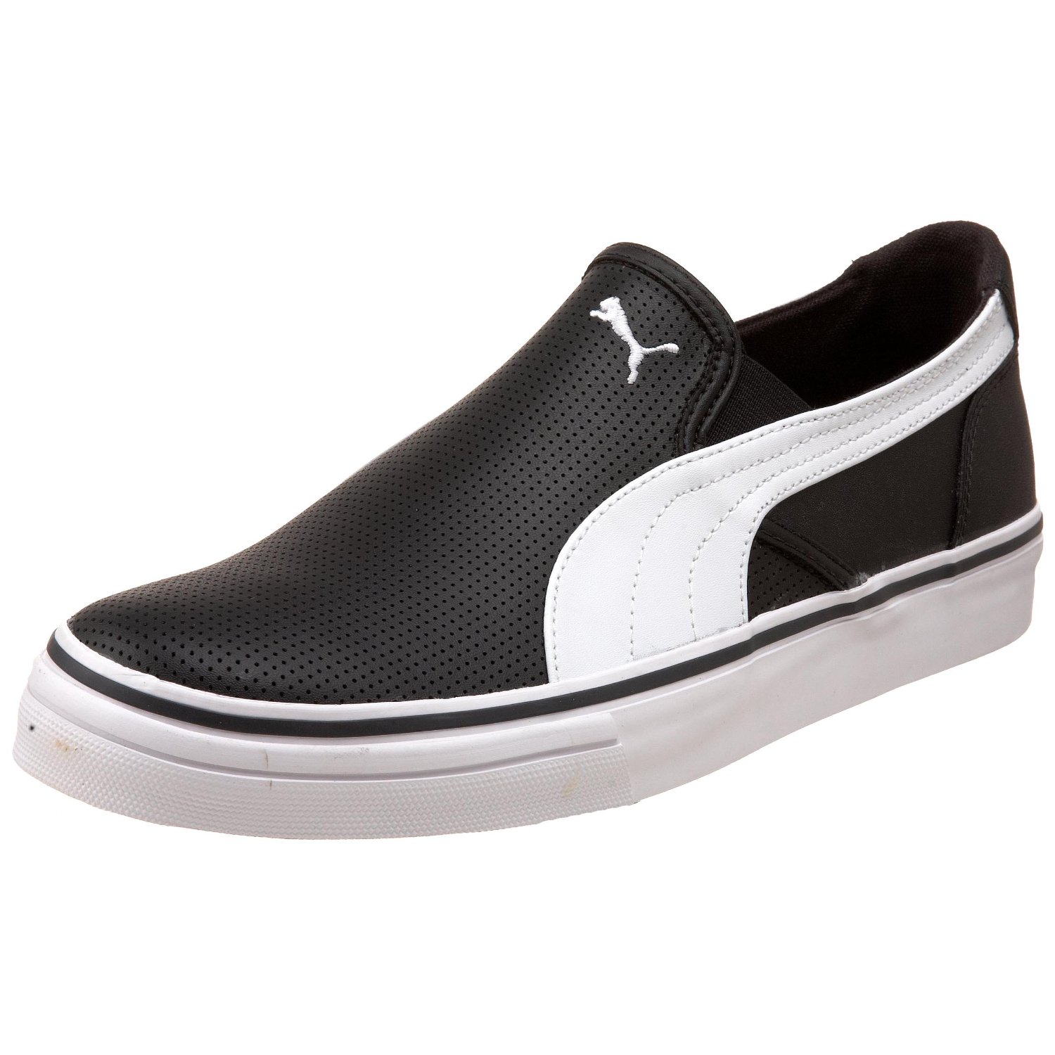 Puma Mens Rip Perforated Sneaker in Black for Men (black/white/dark ...