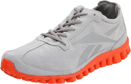 Reebok Mens Realflex Run Suede Running Shoe in Gray for Men (carbon ...