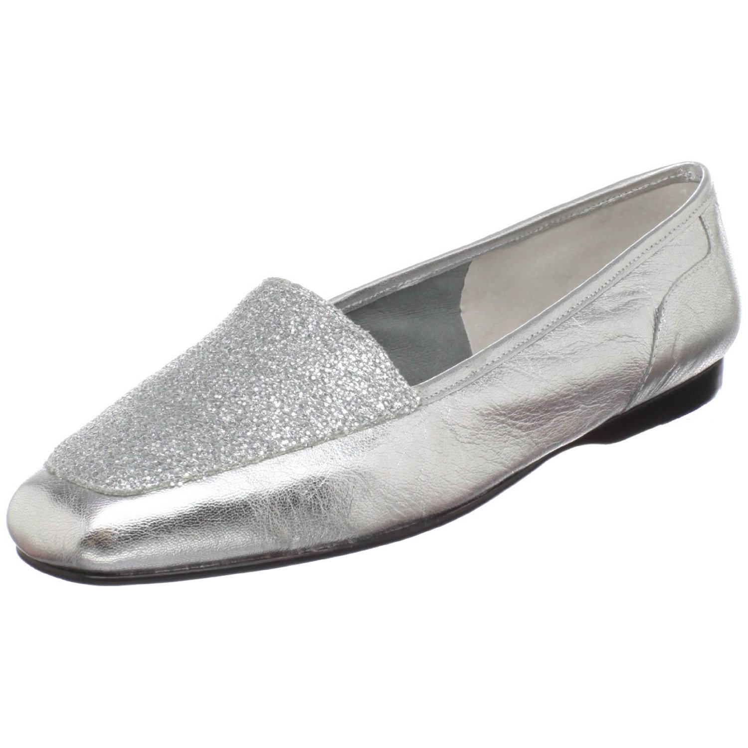 Enzo Angiolini Womens Liberty Loafer in Silver (silver multi leather ...