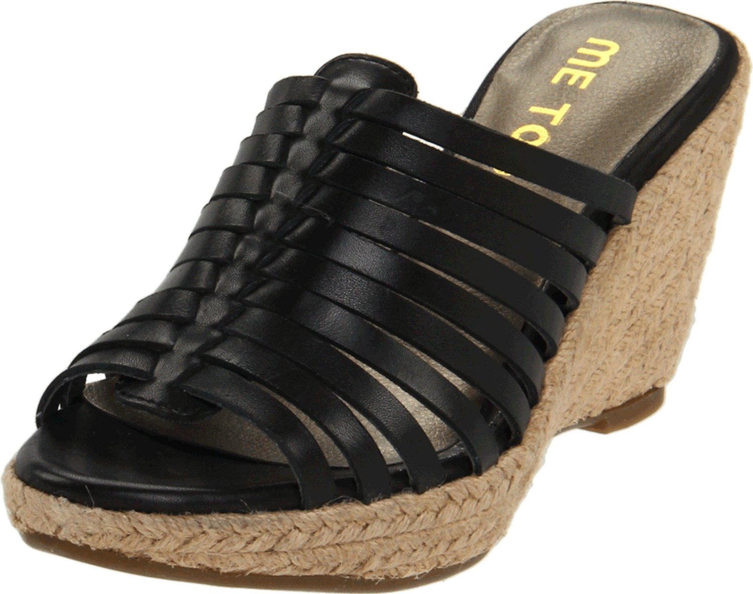 Me Too Palila Espadrille Wedge Sandals in Black | Lyst