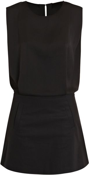 Acne Studios Marlow Sleeveless Dress in Black | Lyst