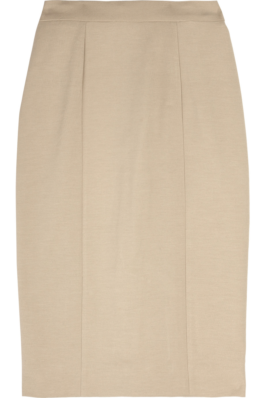 D&g Stretch Cotton-jersey Pencil Skirt in Beige | Lyst
