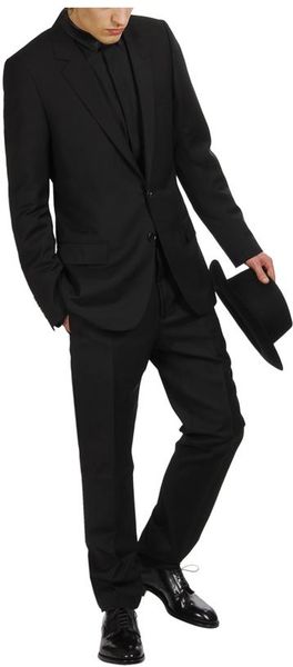 Dior Homme Tailored Fine Wool Suit in Black for Men | Lyst