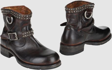 Htc Ankle Boots in Brown for Men | Lyst