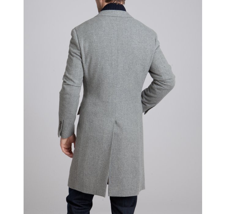 Lyst - Brunello Cucinelli Cashmere Three Button Coat in Gray for Men