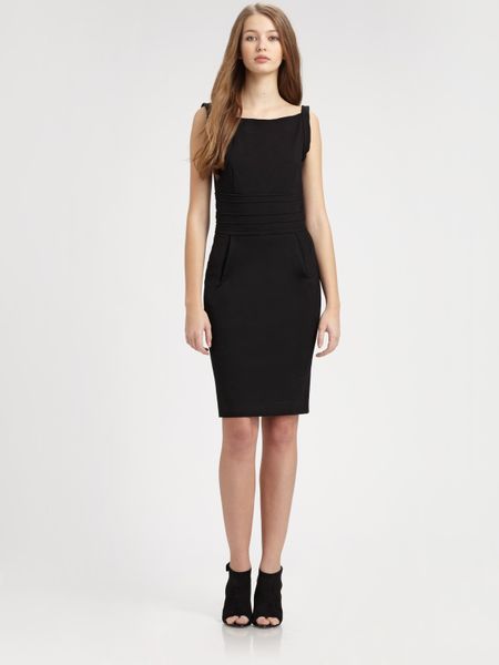 Diane Von Furstenberg Kimmie Sleeveless Fitted Dress in Black | Lyst