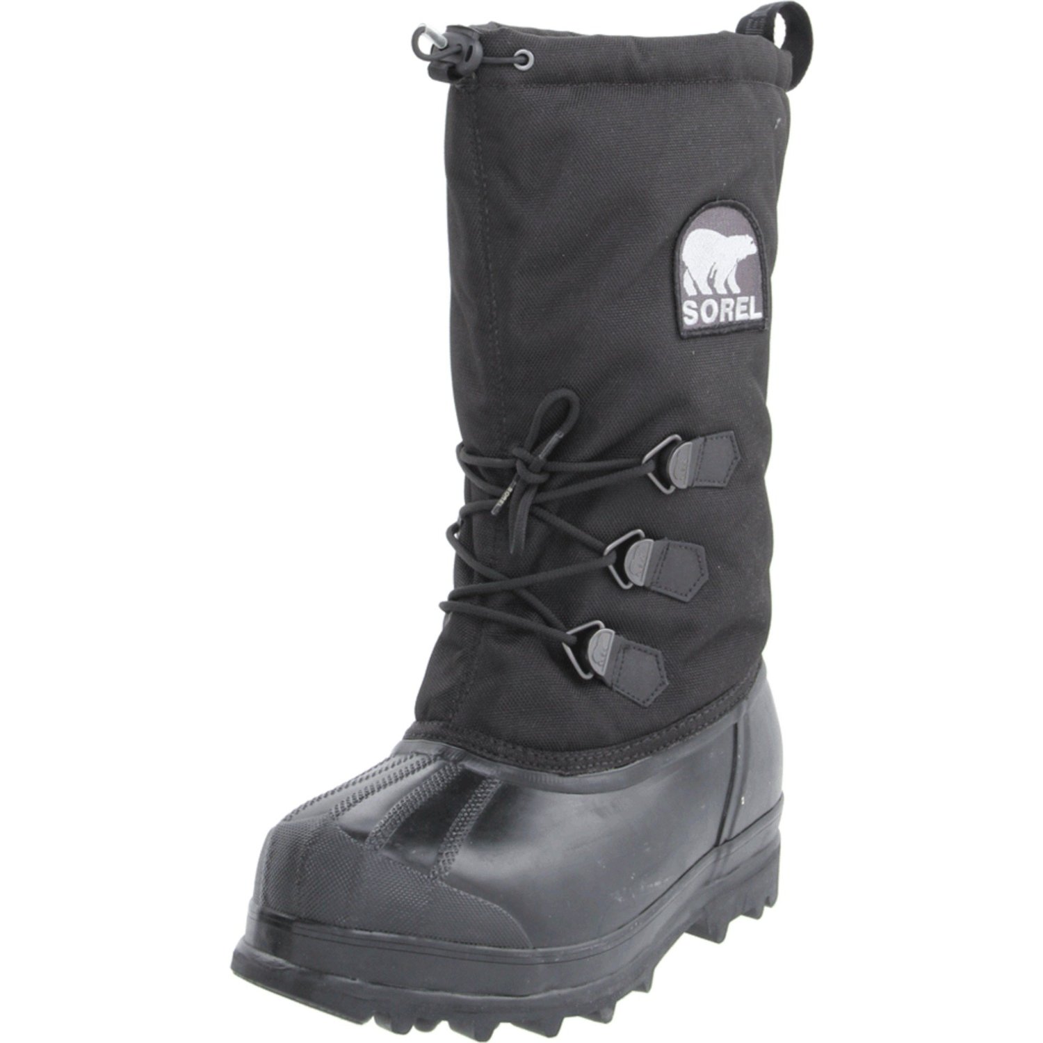 Sorel Mens Glacier Boot in Black for Men | Lyst