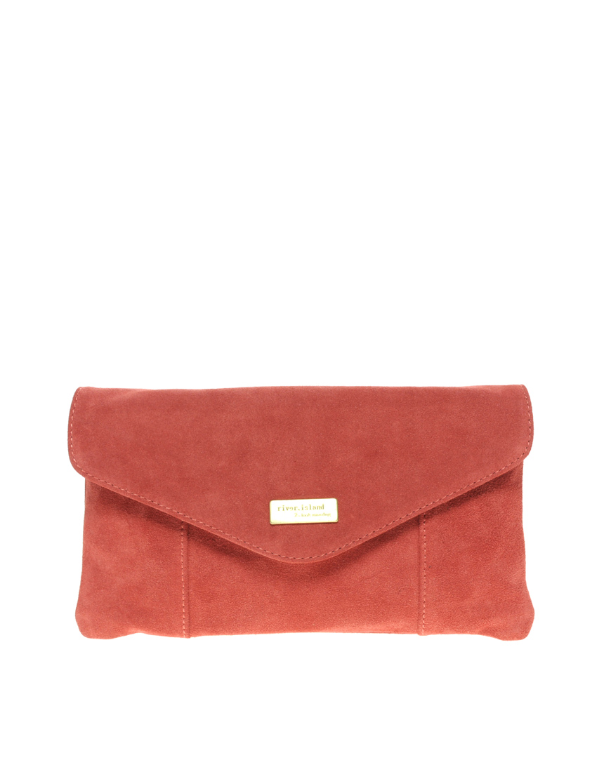 river island suede bag