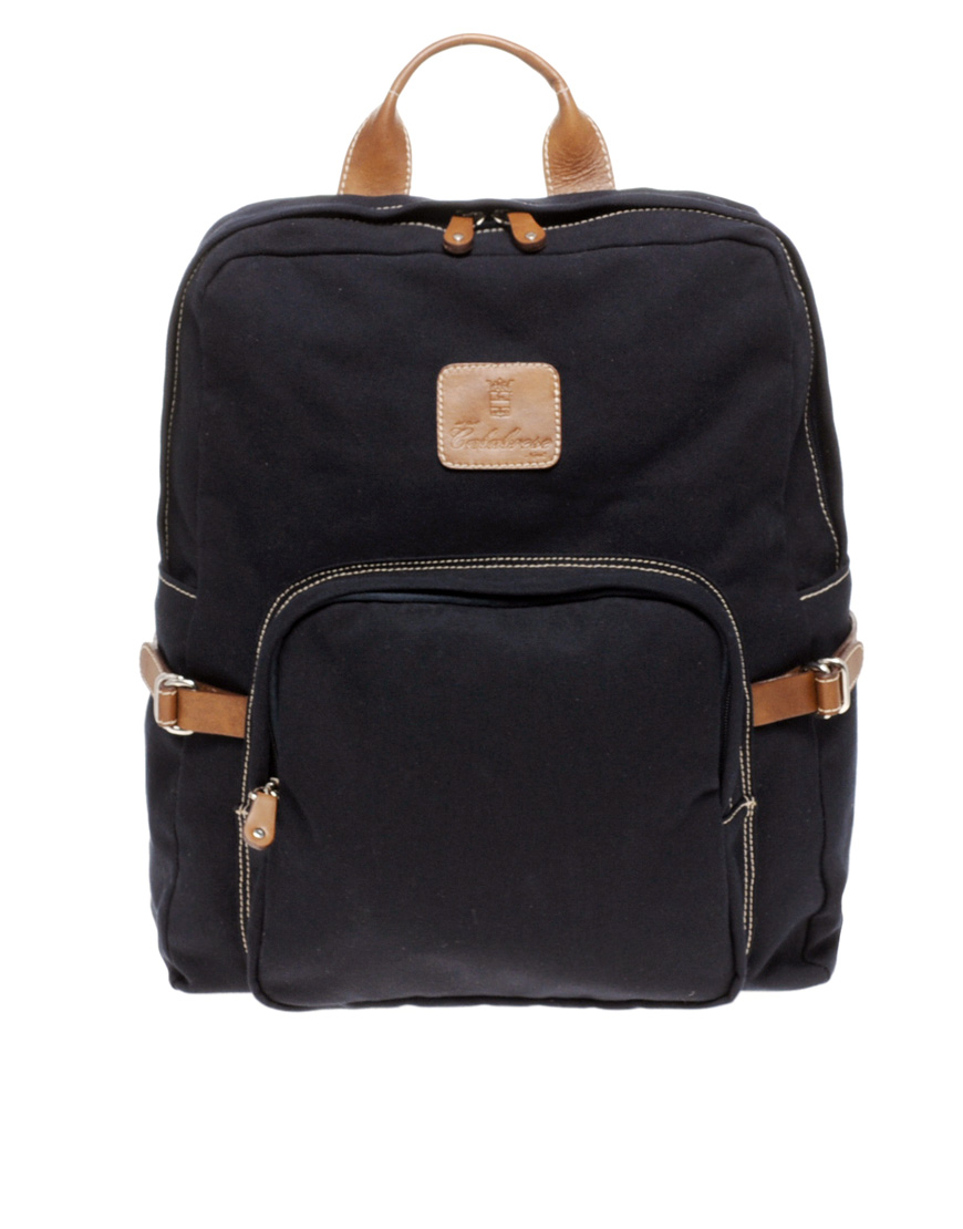 Calabrese Bags Calabrese Epomeo Backpack in Black for Men (navy) | Lyst