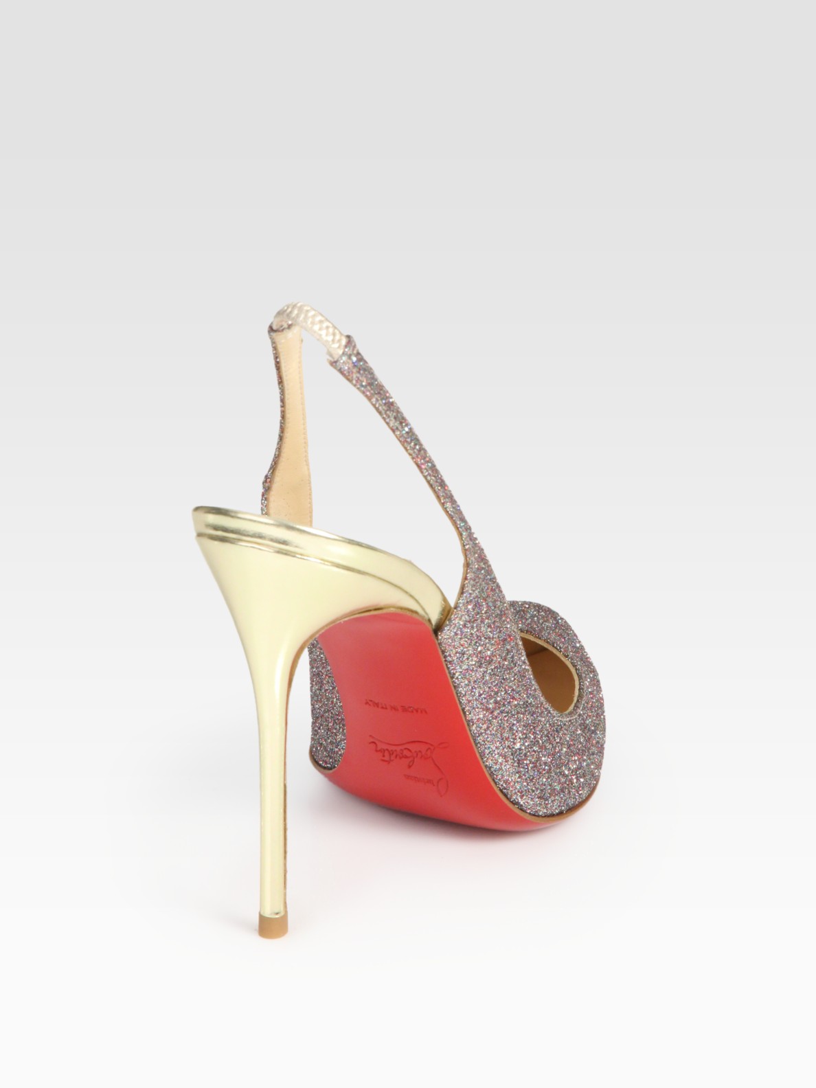 spike sneaker christian louboutin - christian louboutin wool slingback pumps - Bbridges