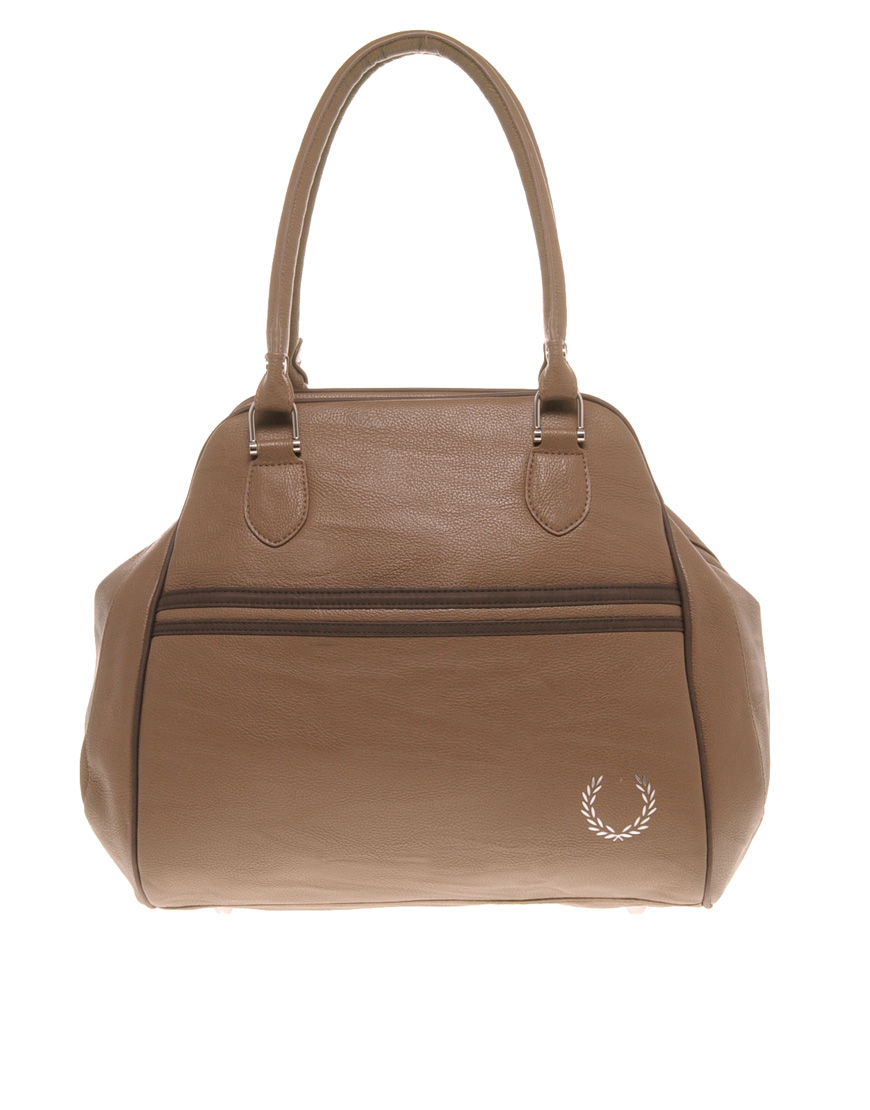 Lyst Fred perry Authentic Bowling Bag in Brown