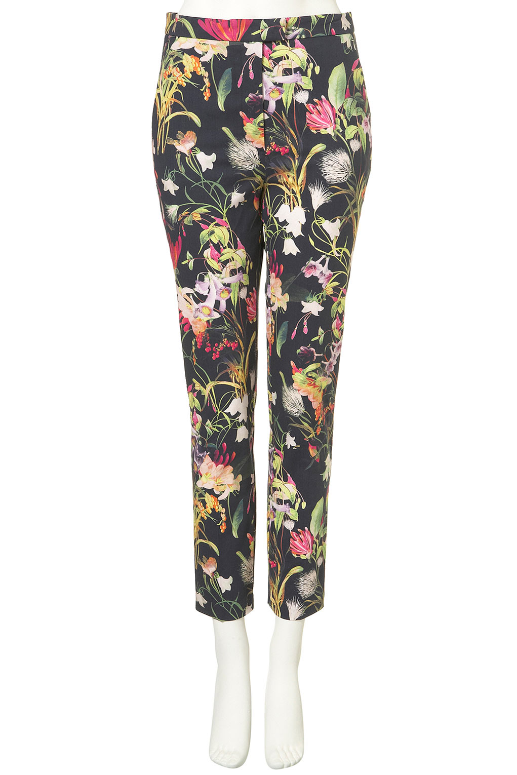 Lyst - Topshop Co-ord Tropical Slim Trousers in Blue