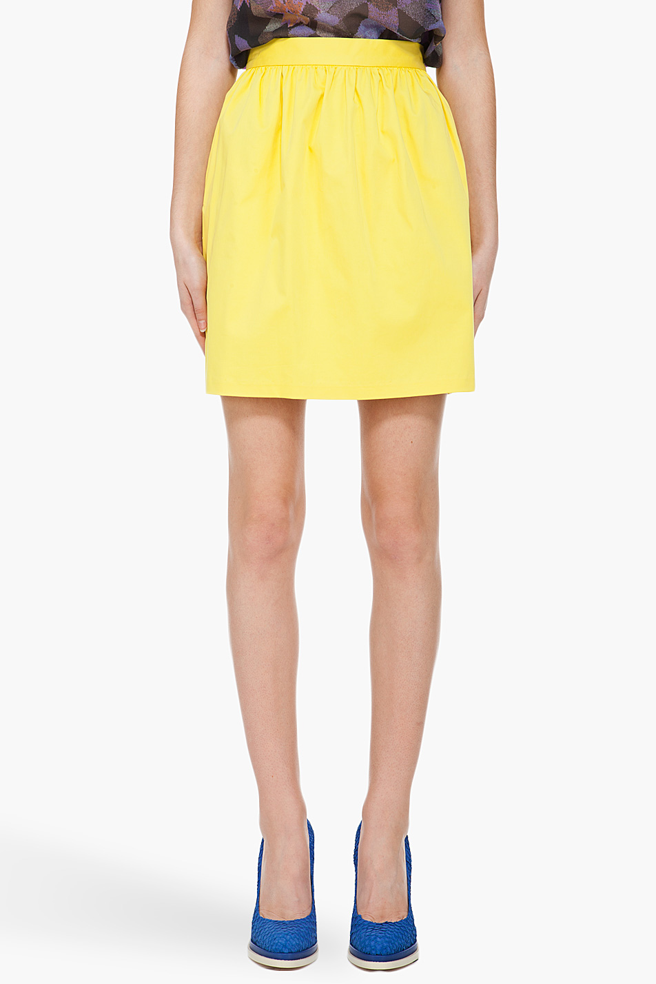 alice and olivia yellow pants