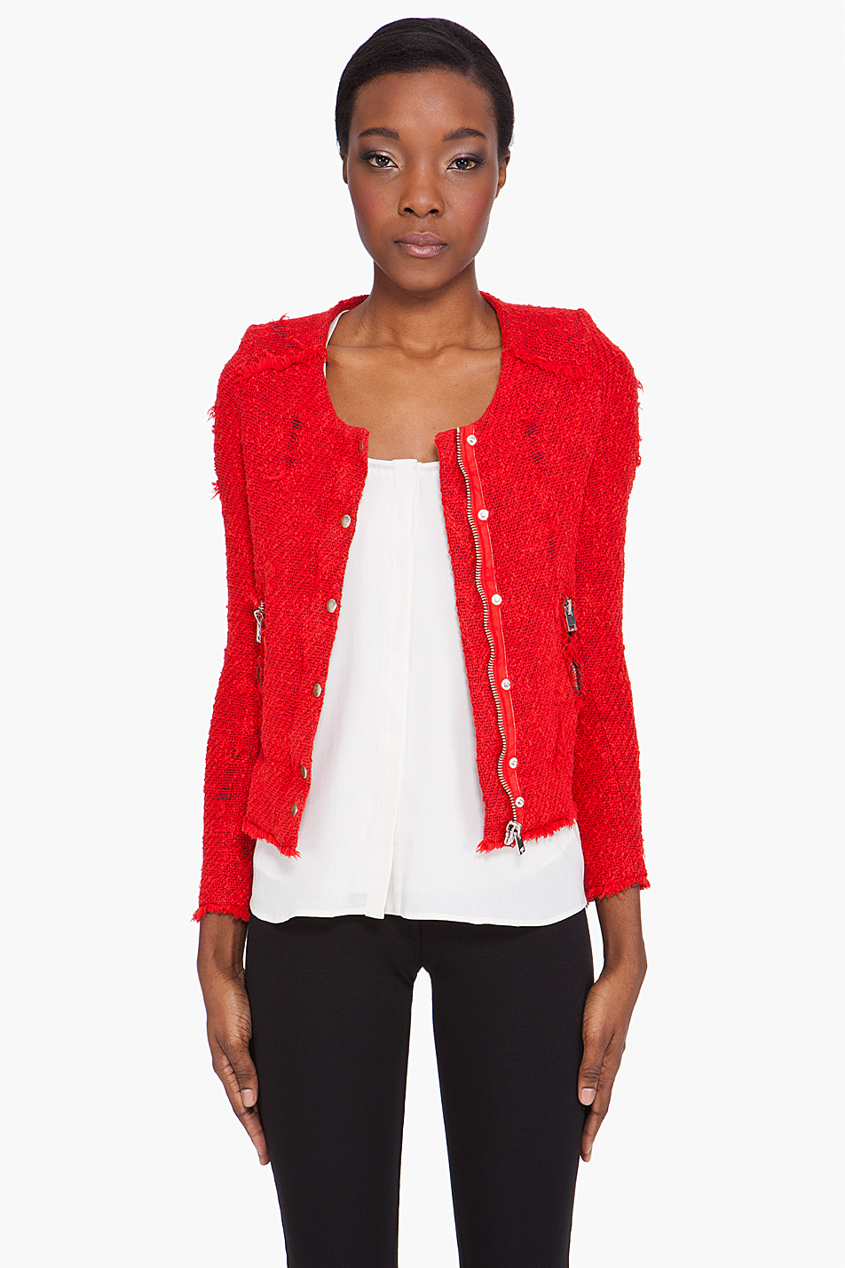 Lyst - Iro Agnette Jacket in Red