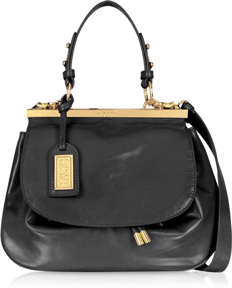 Badgley Mischka Rana Smooth Leather Shoulder Bag in Black | Lyst