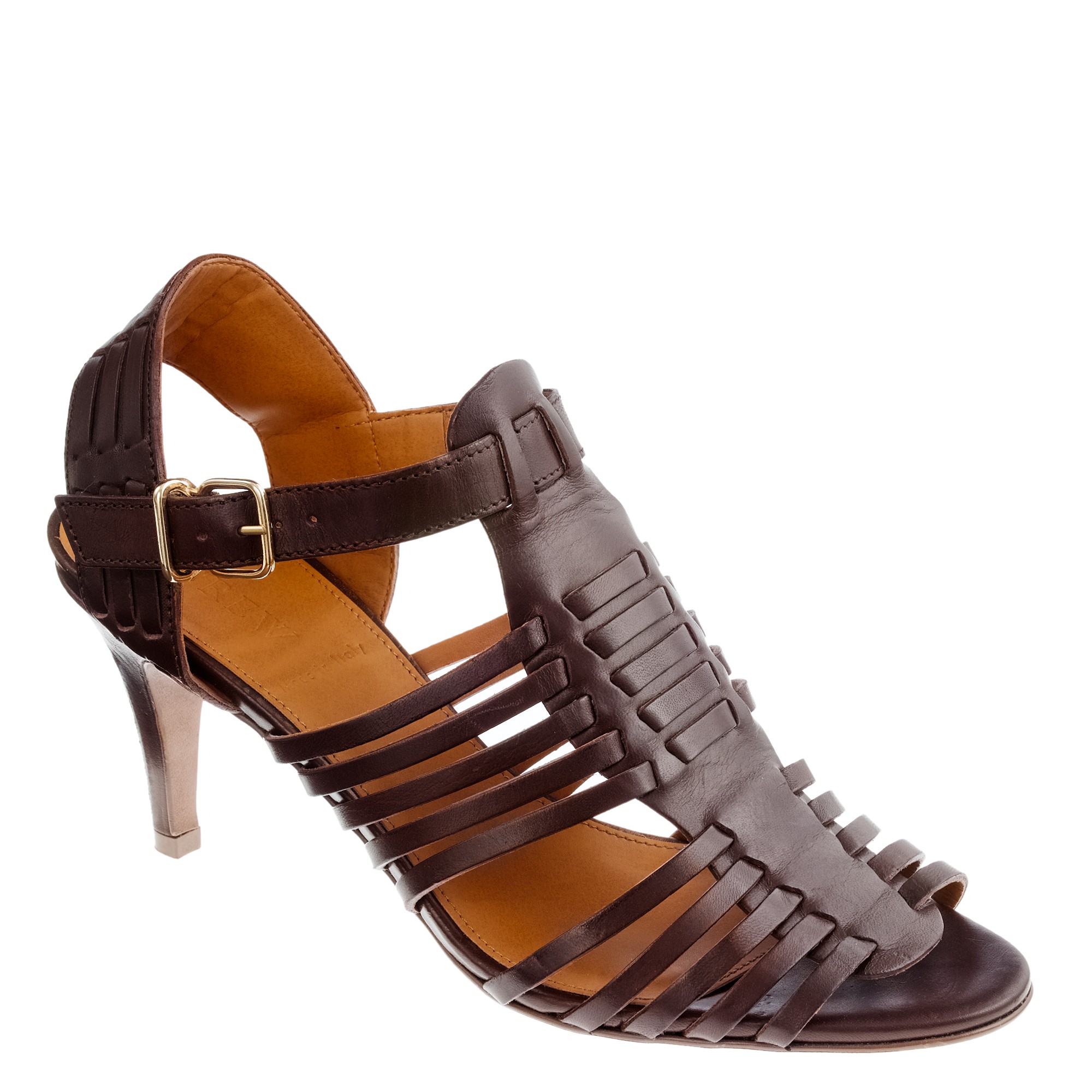 Saint Laurent Tribute Flat Slide Sandal | Brown leather sandals, Sandals, Yves saint laurent shoes