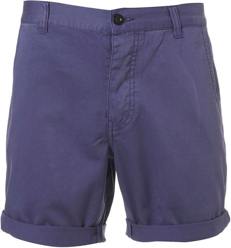 Topman Purple Chino Shorts in Purple for Men | Lyst
