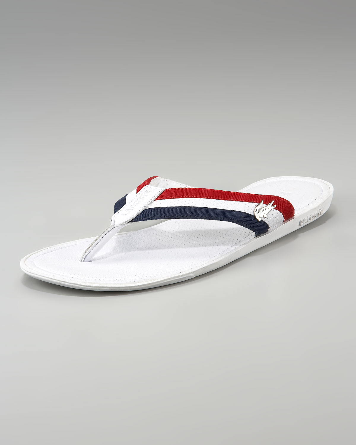 Lacoste carros flip flops deals