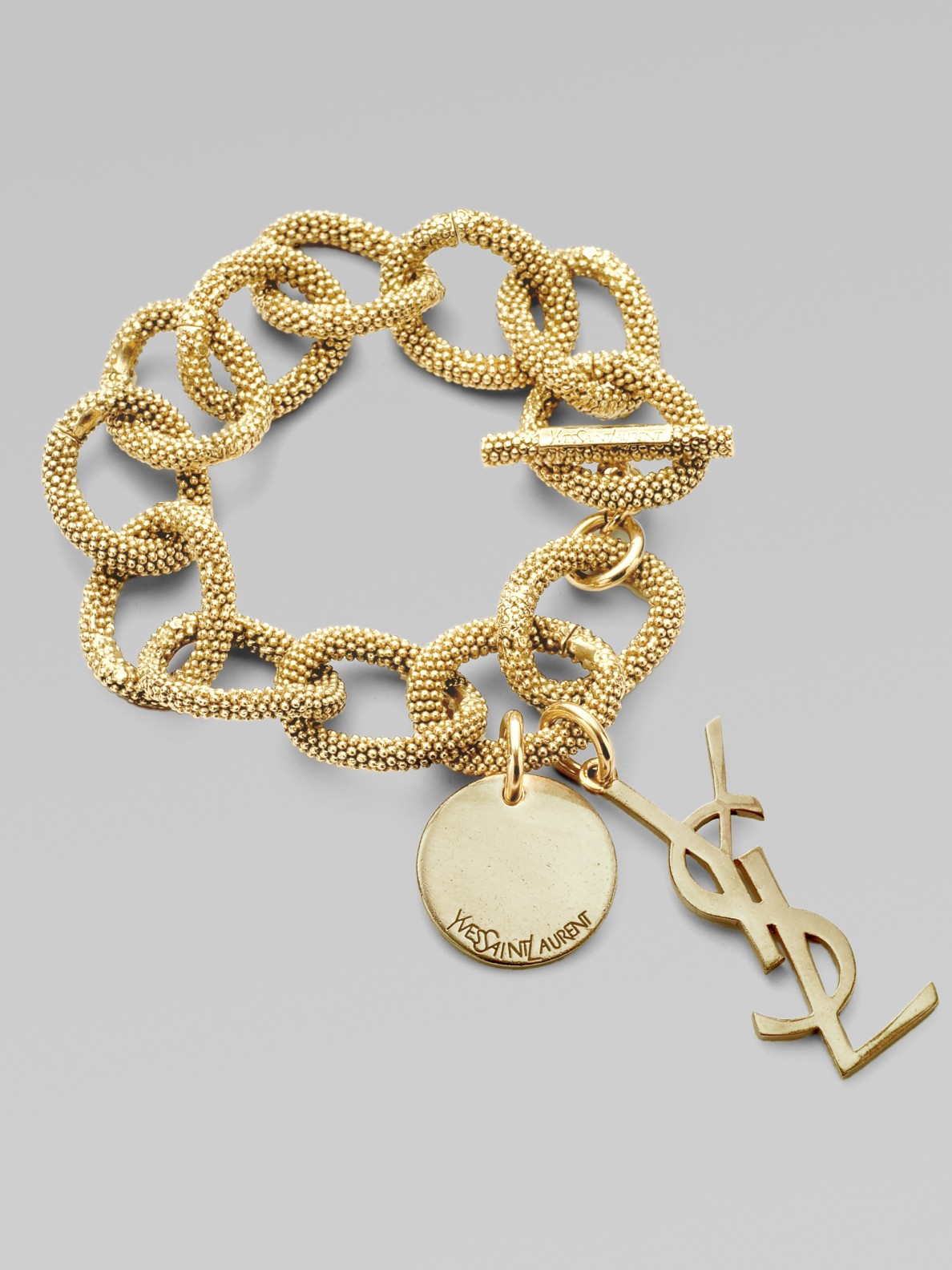 Image result for Link Bracelet in Rose yves saint laurent