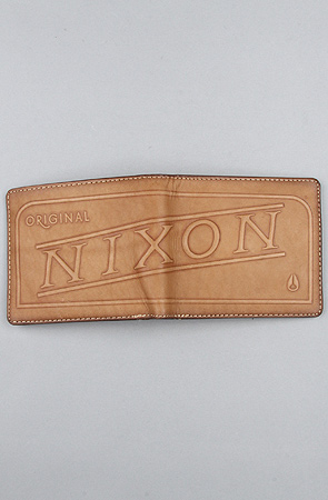 Lyst Nixon The Labelled Bifold Zip Wallet In Brown For Men