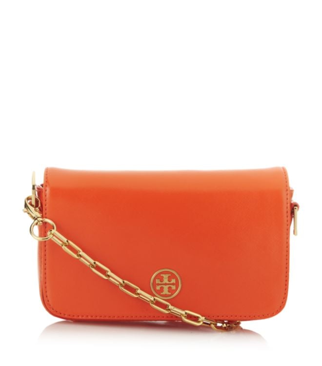 Tory Burch Robinson Crossbody Bag in Orange | Lyst