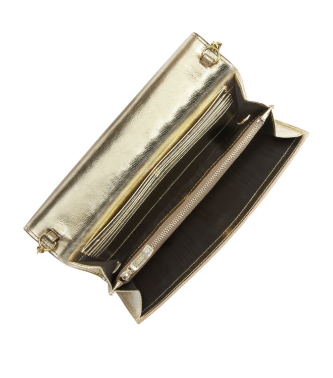 ysl patent wallet - Saint laurent Belle De Jour Clutch Bag in Gold | Lyst