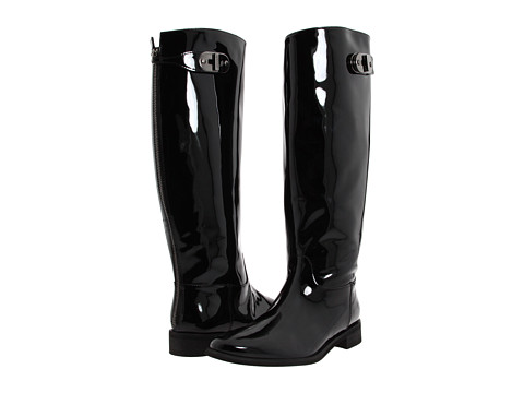 patent leather riding boots women