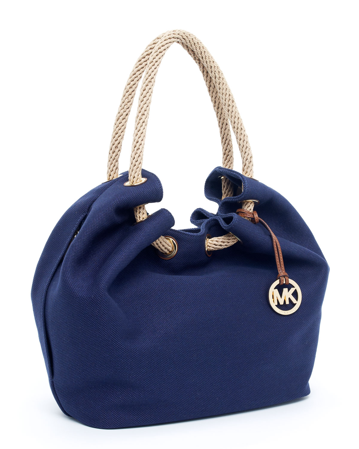Lyst Michael Kors Marina Large Shoulder Tote Navy In Blue Gallery Women S Michael Kors Marina