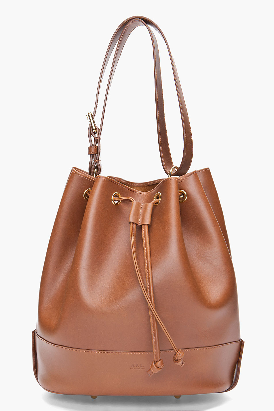 Lyst - A.P.C. Caramel Bucket Bag in Brown