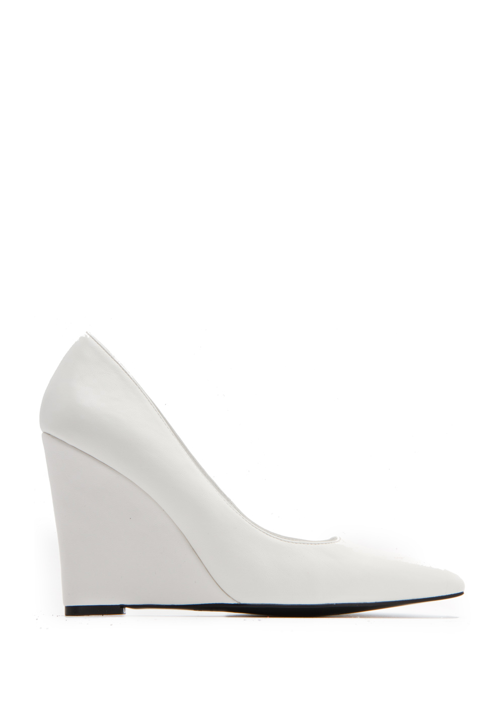 Mango Wedge Shoes in White (01) | Lyst
