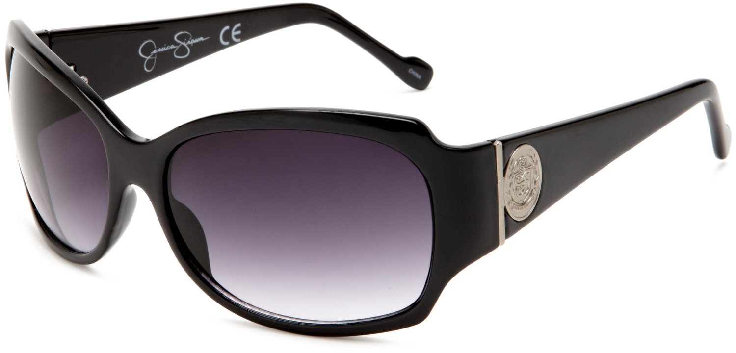 Jessica Simpson Sunglasses in Gray (black frame/gradient smoke lens) | Lyst