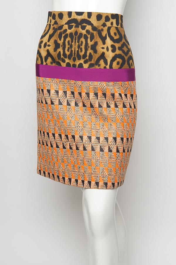 Lyst - Giambattista valli Leopard Skirt