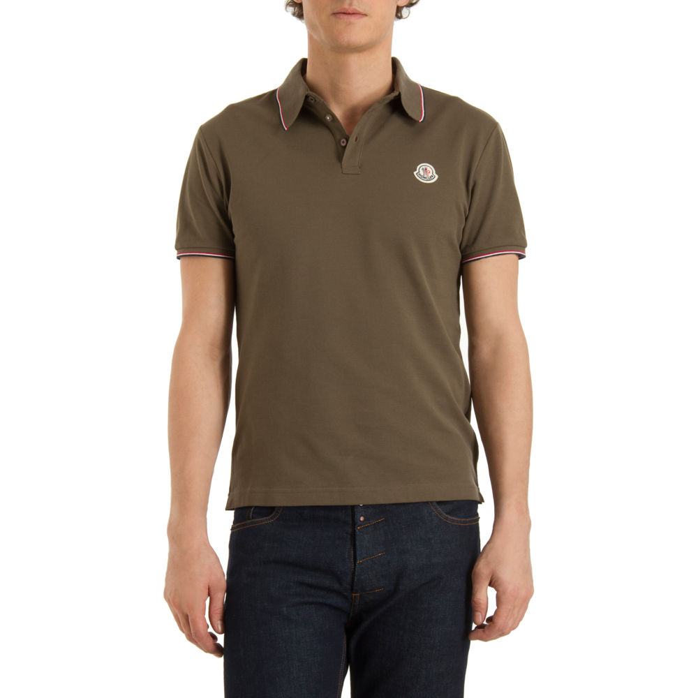 olive green moncler polo olive green moncler polo