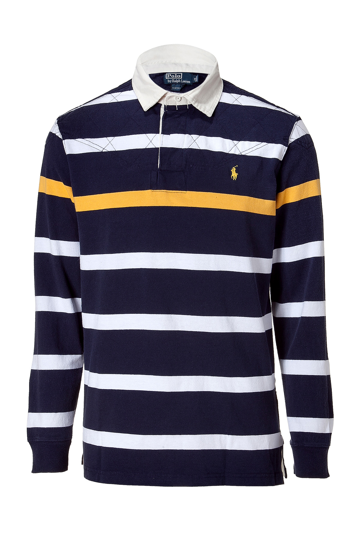 Polo Ralph Lauren French Navy Rugby Fancy Multi-stripe Polo Shirt in ...