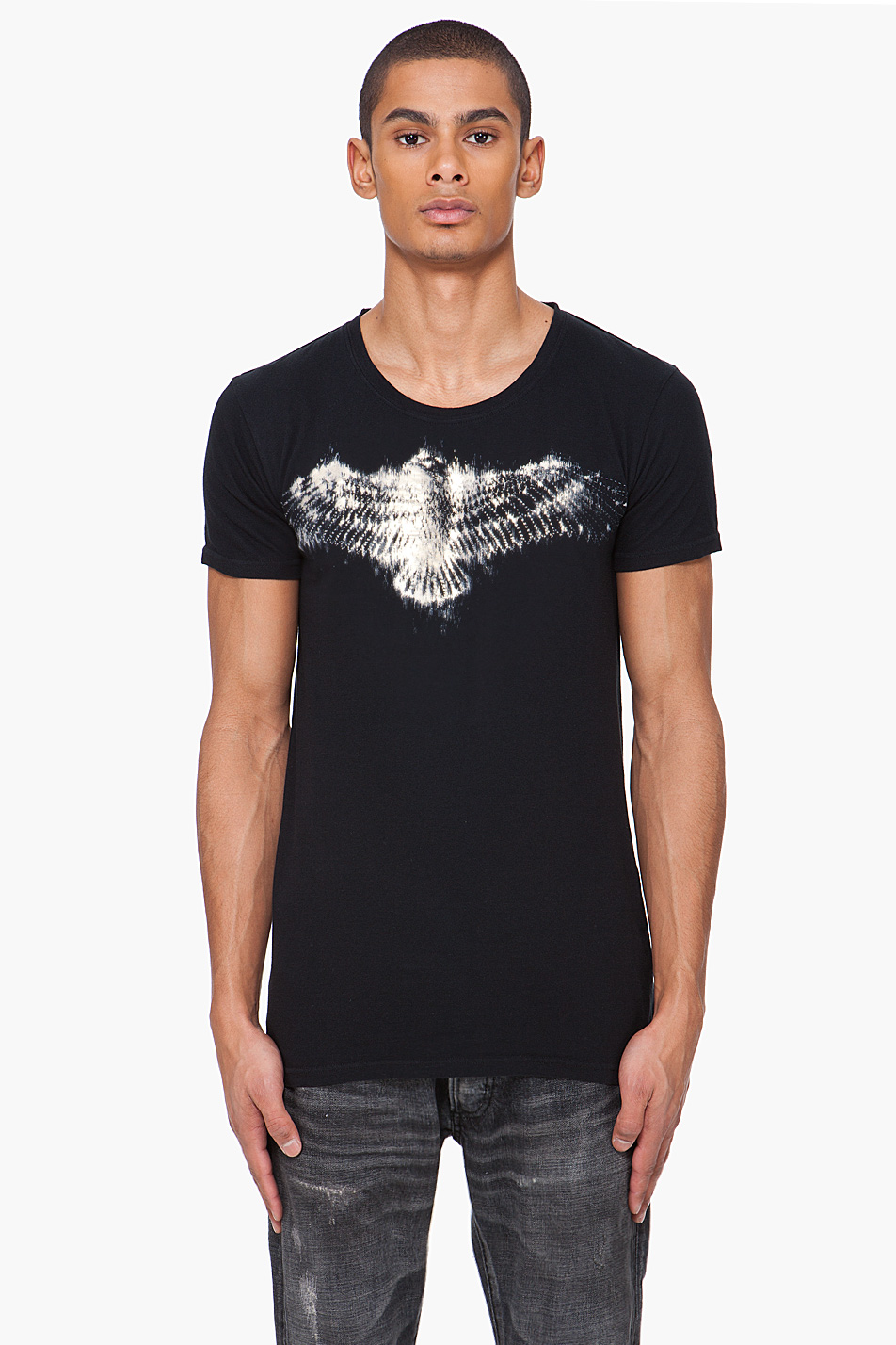 Balmain Black Phoenix T-shirt in Black for Men | Lyst