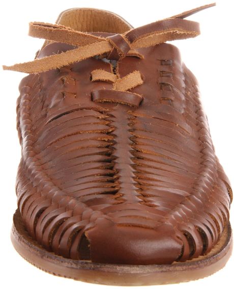Steve Madden Reston Huarache Sandals in Brown for Men (tan leather) | Lyst