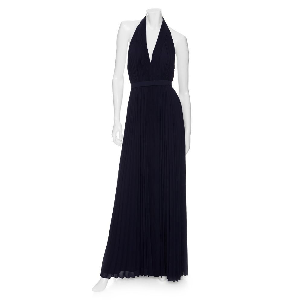 halston halter gown