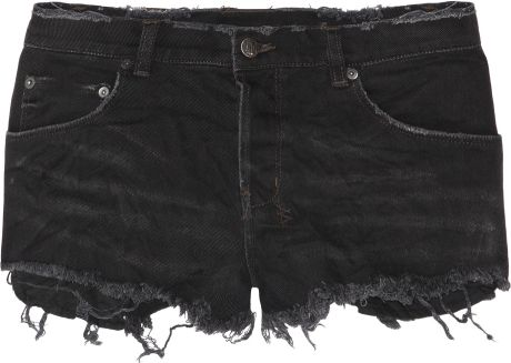 Ksubi Alberceque Cut-off Denim Shorts in Black (denim) | Lyst