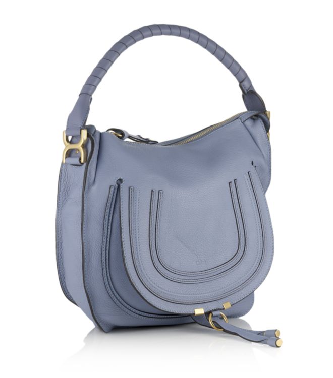 Chlo Marcie Small Hobo Bag in Blue | Lyst  