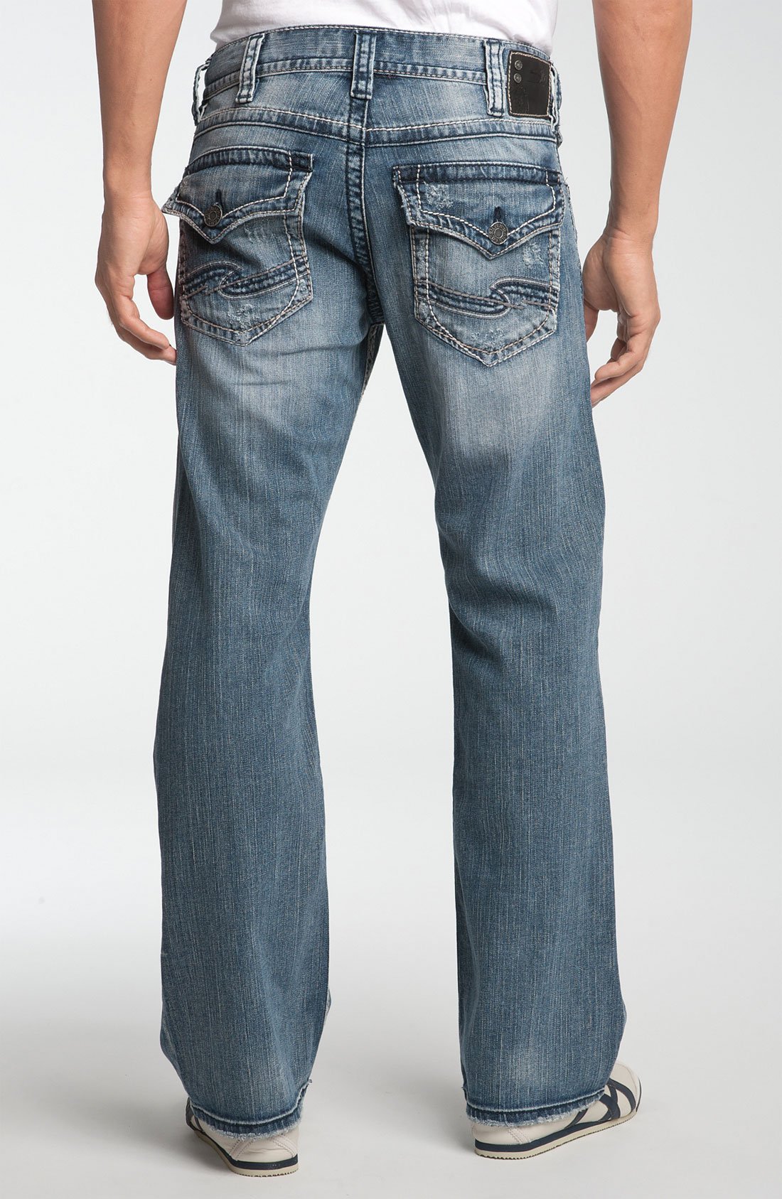 Silver Jeans Co. Zac Relaxed Straight Leg Jeans in Blue for Men (indigo ...